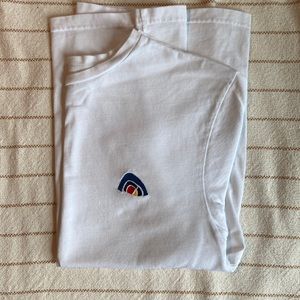 Wax London White Embroidered Tee